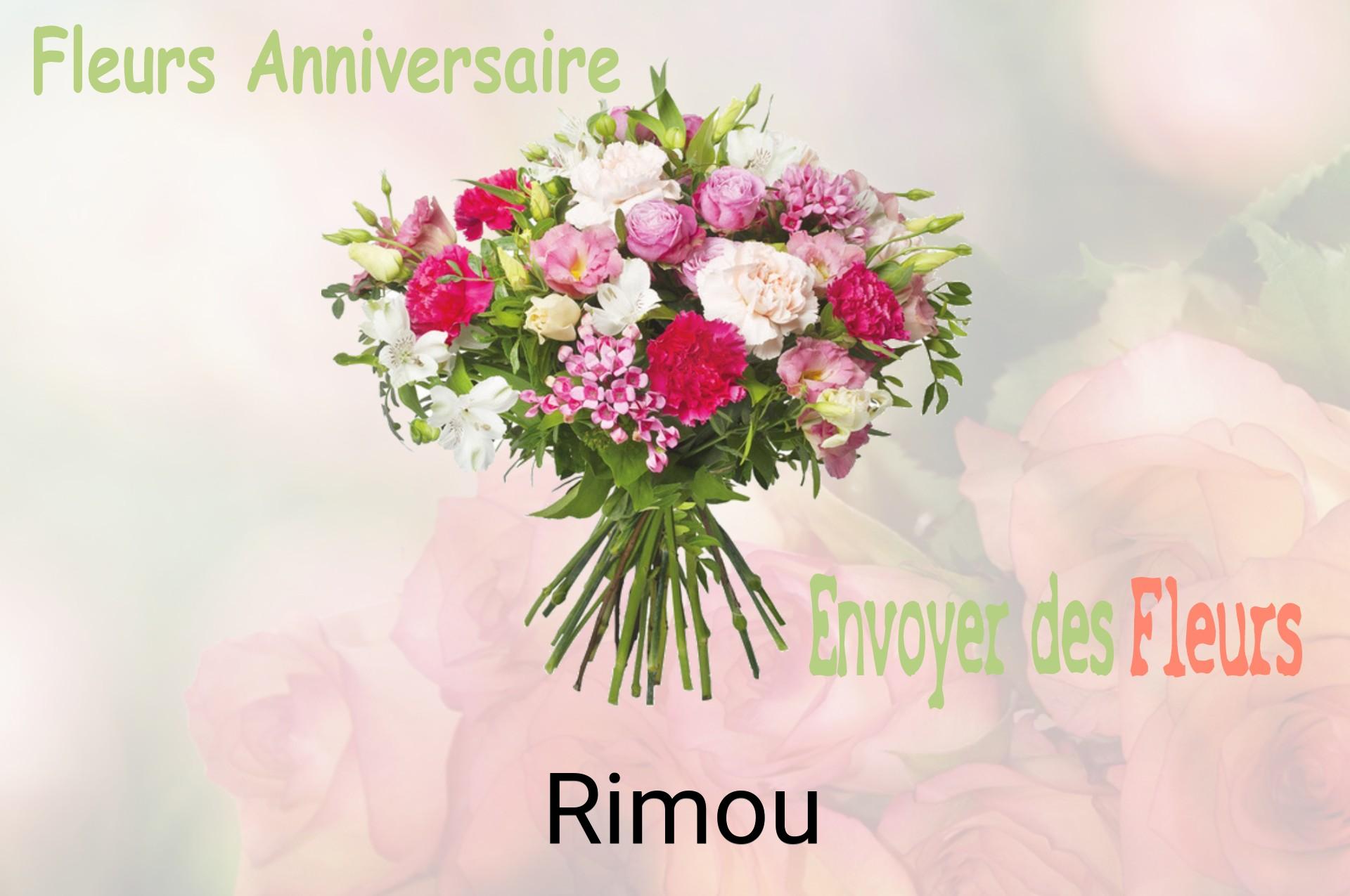 Bouquet de fleurs d’anniversaire livré à Rimou